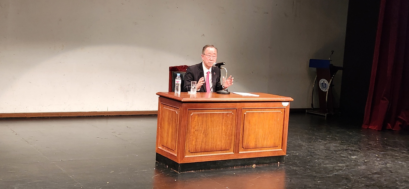Former U.N. Secretary-General Ban Ki-moon in Special Lecture