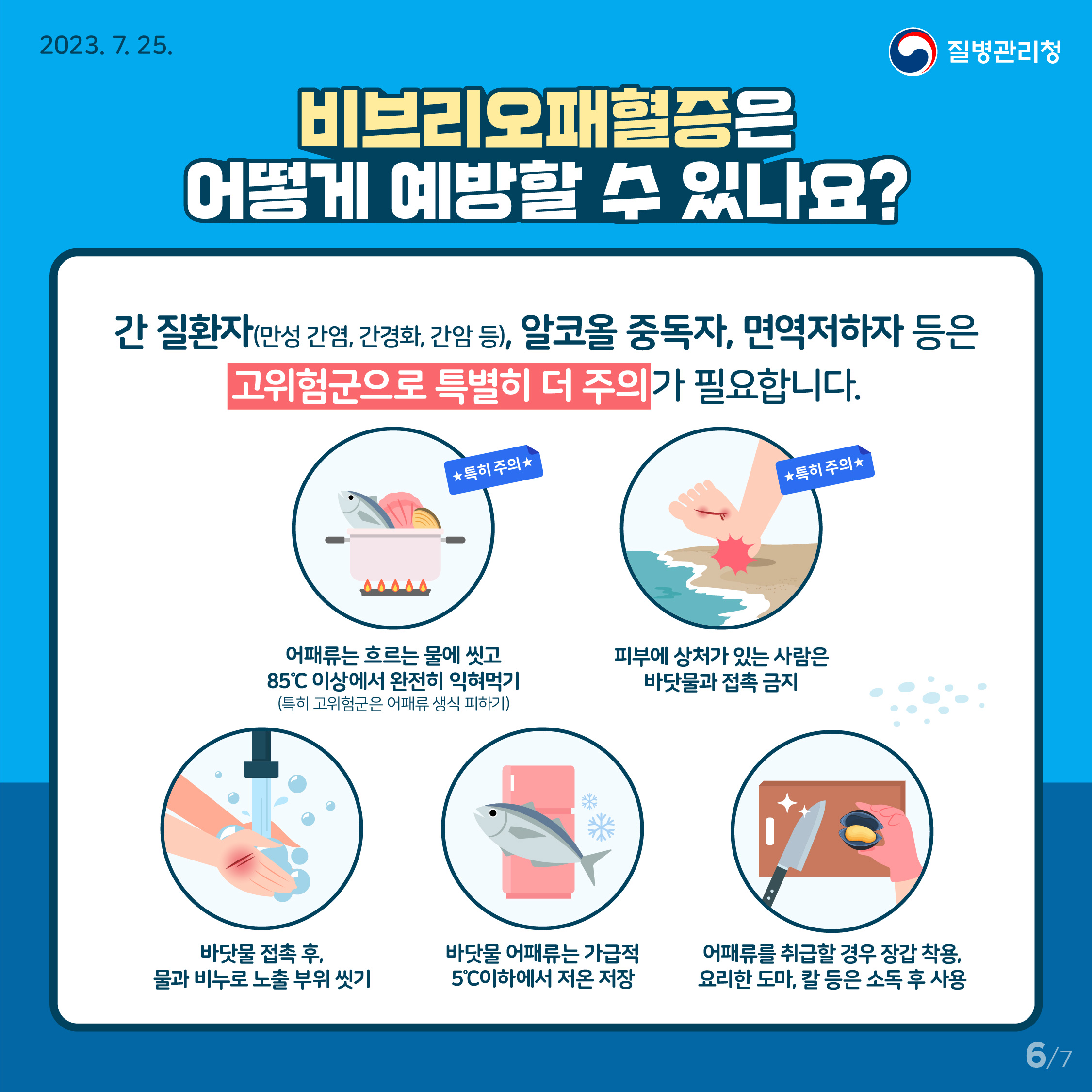 비브리오 패혈증 예방방법
