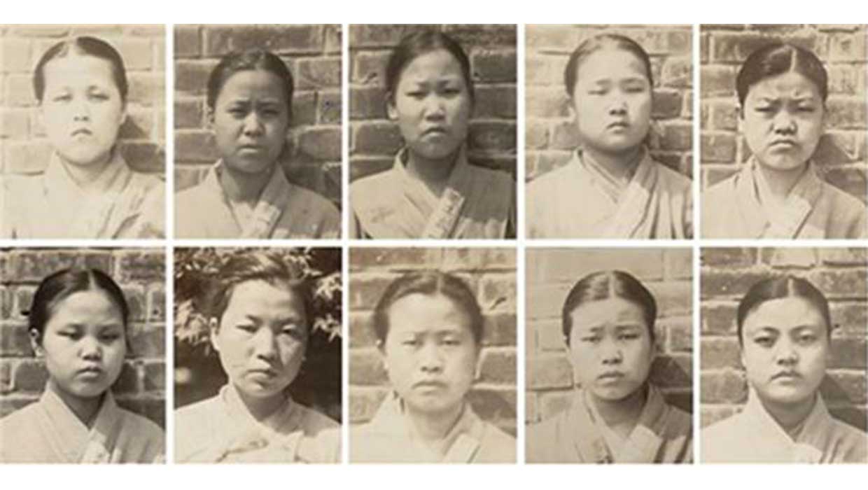 ▲ 태창직물회사 직공으로 이른바 ‘적색노조’ 결성 혐의로 옥고를 치른 민인숙 박순임 심재순 이정남 정갑복 조복애 차양순 채정희 최광순 황영임(상→하, 좌→우)