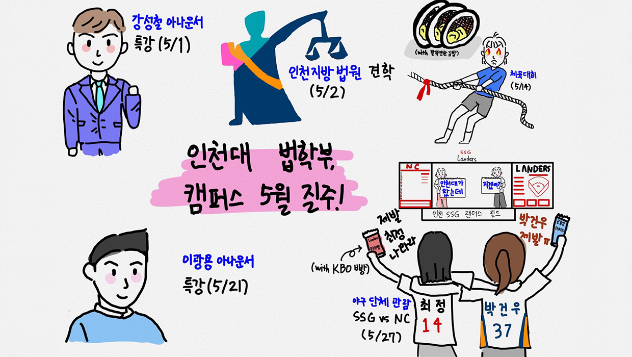 법학부, 캠퍼스 5월 질주 포스터