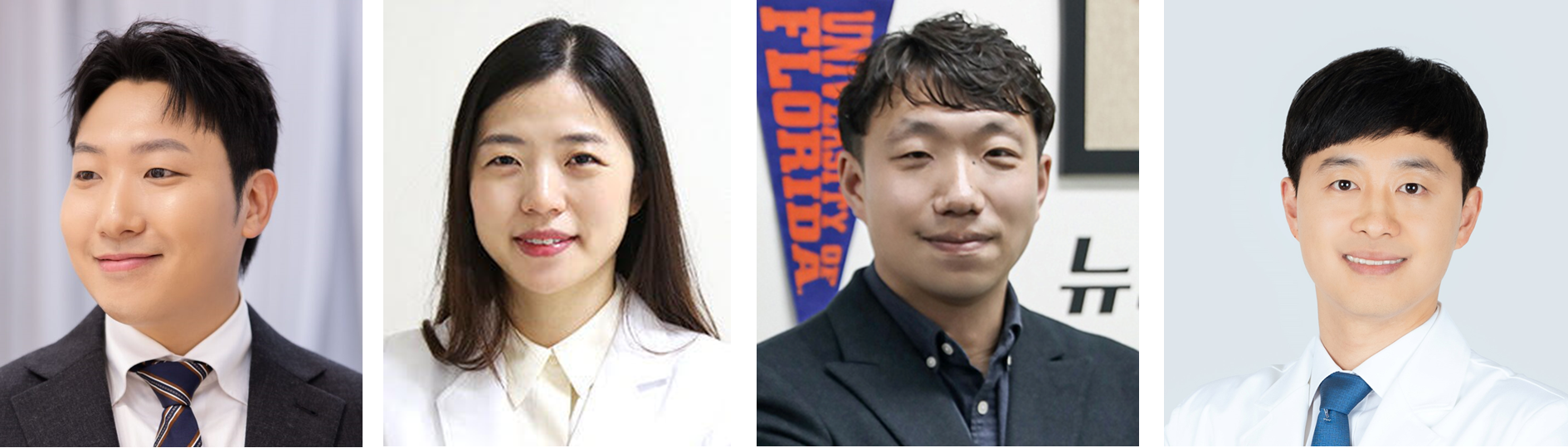 왼쪽부터) 1저자 이준호 연구원, 1저자 전진선 교수, 교신저자 강년주 교수, 교신저자 김률 교수