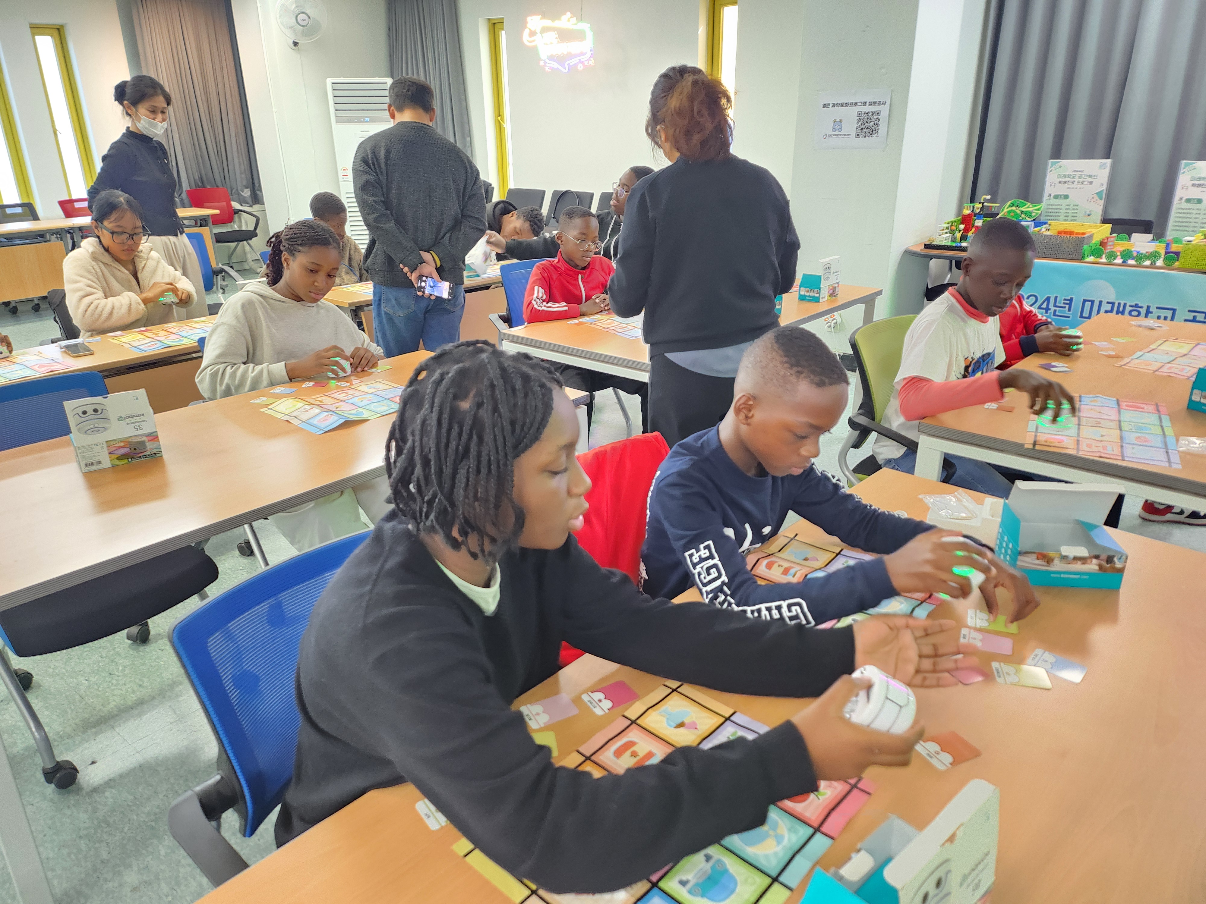 과학기술체험캠프 강의실 모습