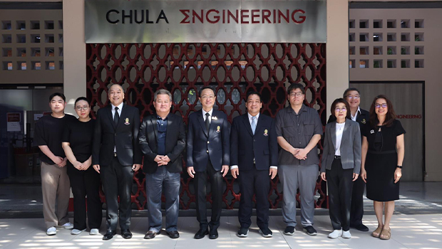 태국 출라롱콘대학교 공과대학과 단체사진