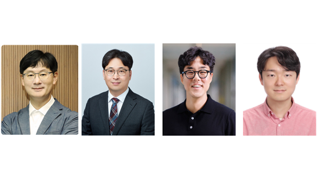 기술경영촉진(IP스타과학자 지원형) 1단계에 선정된 연구자들 왼쪽부터 강동구 교수, 이원종 교수, 이한보람 교수, 최현규 교수