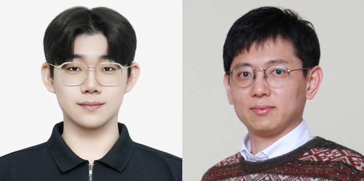 왼쪽부터 홍성윤 석사과정생(제1저자), 이영훈 교수(교신저자).