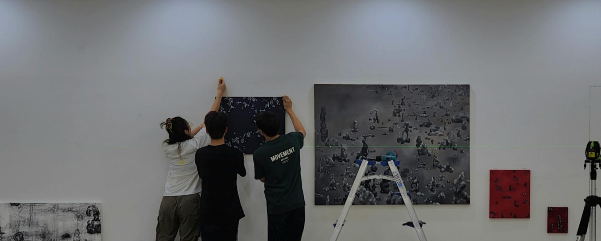 아트스페이스인 작품설치사진