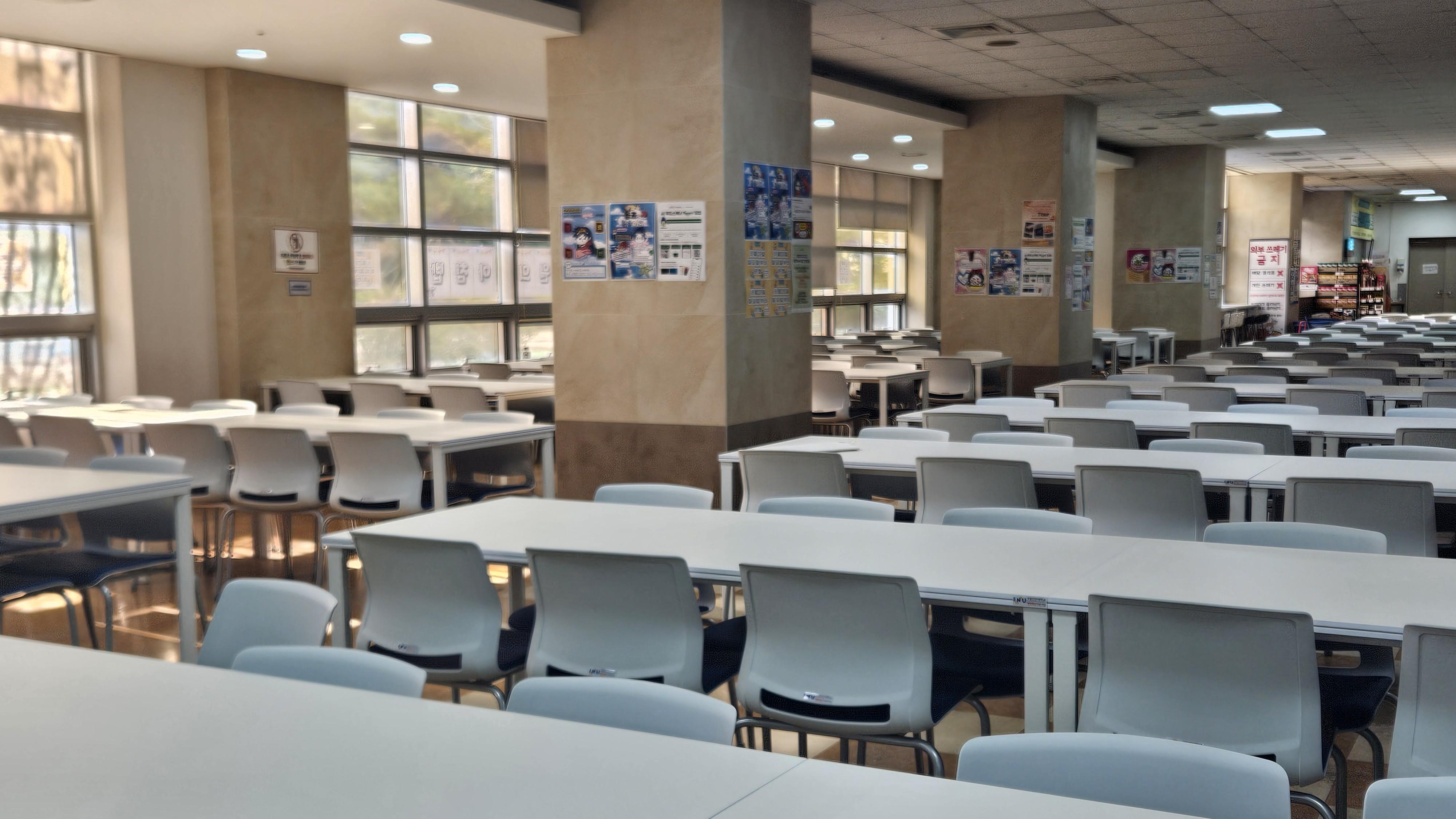 천원의 아침밥 환경개선 식당 사진